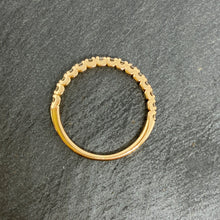 Load image into Gallery viewer, 18ct Rose Gold Claw Set Diamond Eternity Ring 0.23ct