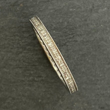 Load image into Gallery viewer, 18ct White Gold Full Grain Set Full Diamond Eternity Ring 0.29ct