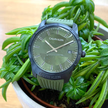 Load image into Gallery viewer, Calvin Klein Stainless Steel Green &amp; Black Gents Watch
