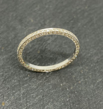 Load image into Gallery viewer, 18ct White Gold Grain Set Full Diamond Eternity Ring
