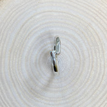 Load image into Gallery viewer, Handmade by James Bishop Rustic Silver Crossover Ring
