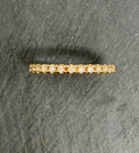 Load image into Gallery viewer, 18ct Rose Gold Claw Set Diamond Eternity Ring 0.23ct
