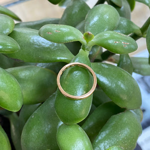 Preloved 22ct Rose Gold 3mm Wedding Band Ring