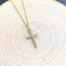 Load image into Gallery viewer, 9ct Yellow Gold Cross Pendant and Chain
