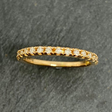 Load image into Gallery viewer, 18ct Rose Gold Claw Set Diamond Eternity Ring 0.23ct
