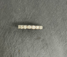 Load image into Gallery viewer, 18ct White Gold Claw Set Diamond Eternity Ring 0.42ct