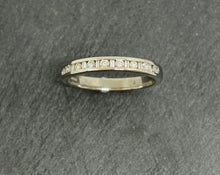 Load image into Gallery viewer, 18ct White Gold Baguette & Round Brilliant Cut Diamond Eternity Ring