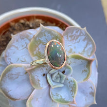 Load image into Gallery viewer, 9ct Black Opal Ring