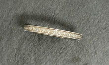Load image into Gallery viewer, 18ct White Gold Full Grain Set Full Diamond Eternity Ring 0.29ct