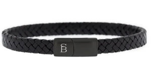 Black Leather Bracelet