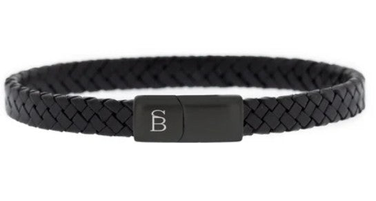 Black Leather Bracelet