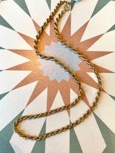 Load image into Gallery viewer, Preloved 9ct Yellow Gold Solid Rope Chain 14.5&quot;
