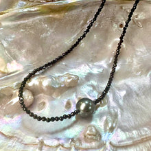 Load image into Gallery viewer, Black Spinel &amp; Tahiti Pearl Necklace

