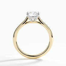 Load image into Gallery viewer, 9ct Yellow Gold 2ct Round Brilliant Cut Lab Diamond Ring
