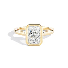 Load image into Gallery viewer, 9ct Yellow Gold 1.5ct Radiant Cut Lab Diamond Ring
