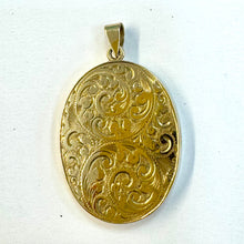 Load image into Gallery viewer, Preloved 9ct Yellow Gold Handmade Engraved Locket
