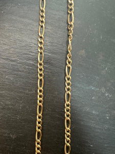 Preloved 9ct Yellow Gold Figaro Chain 20" 5.7g
