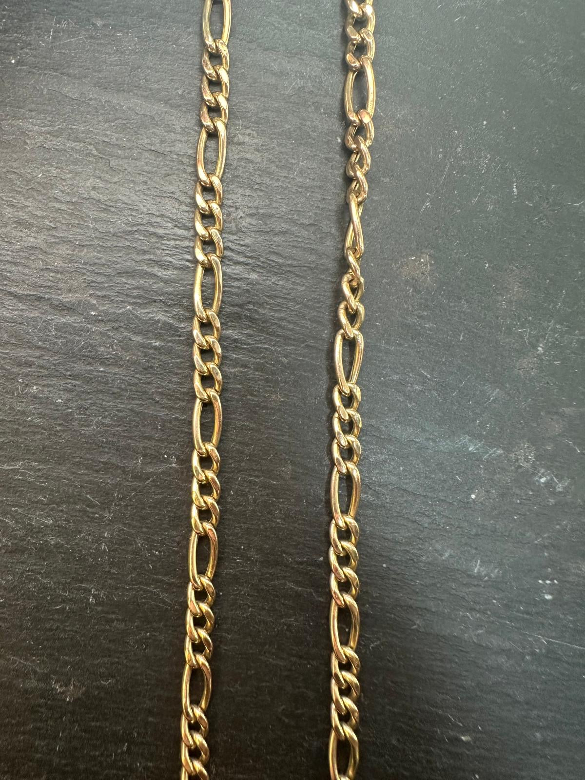 Preloved 9ct Yellow Gold Figaro Chain 20
