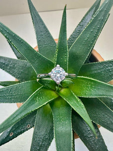 Preloved Platinum Diamond Solitaire E VS1 0.58ct