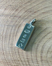 Load image into Gallery viewer, Preloved Sterling Silver Ingot Pendant
