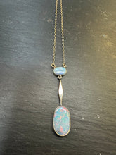 Load image into Gallery viewer, Preloved 9ct Yellow Gold Opal Necklace
