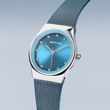 Load image into Gallery viewer, Bering Classic Polished Silver/Blue Ladies Watch
