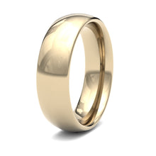 Load image into Gallery viewer, Preloved 9ct Yellow Gold 6.6mm Court Wedding Ring
