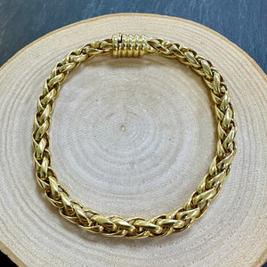Pre-Loved 18ct Gold Spiga Chain Bracelet