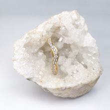 Load image into Gallery viewer, 9ct Yellow Gold Lab Grown Diamond Shaped Eternity / Wedding Ring
