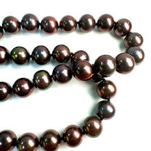 Load image into Gallery viewer, Chocolate Pearl Strand. 10-11mm Pearls.
