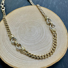 Load image into Gallery viewer, Preloved 9ct 2 Colour Gold Chain
