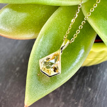 Load image into Gallery viewer, Natural Kite Shaped Yellow Sapphire Pendant
