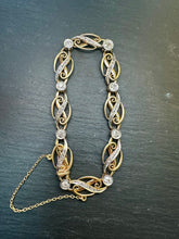 Load image into Gallery viewer, Preloved 18ct Yellow &amp; White Gold Diamond Bracelet

