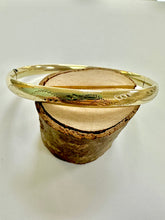 Load image into Gallery viewer, Preloved 9ct Gold Engraved Bangle
