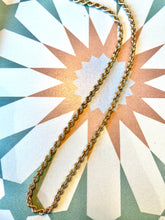 Load image into Gallery viewer, Preloved 9ct Yellow Gold Solid Rope Chain 14.5&quot;

