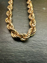 Load image into Gallery viewer, Preloved 9ct Yellow Gold Heavy Rope Chain
