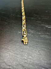 Load image into Gallery viewer, Preloved 14ct Gold Greek Key Bracelet
