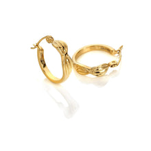 Load image into Gallery viewer, Ava &amp; Sky Stainless Steel Twisted Ribbon Hoop Earrings (Copy)
