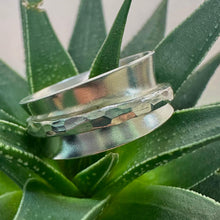Load image into Gallery viewer, Sterling Silver 9mm Concave Fidget Ring

