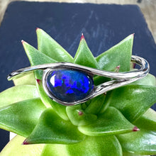 Load image into Gallery viewer, Sterling Silver Opal Bangle
