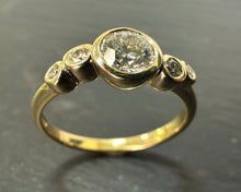 Load image into Gallery viewer, 9ct Lab Grown Diamond Ring, Staggered Design
