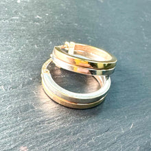 Load image into Gallery viewer, Preloved 9ct 2 Colour Hoops
