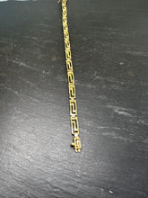 Load image into Gallery viewer, Preloved 14ct Gold Greek Key Bracelet
