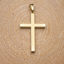 Load image into Gallery viewer, Preloved 9ct Yellow Gold Polished Cross

