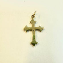 Load image into Gallery viewer, Preloved 9ct Gold Engraved Filagree Cross
