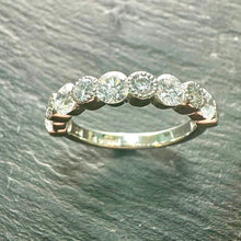 Load image into Gallery viewer, Platinum, 11 Stone Lab Grown Diamond Eternity Ring
