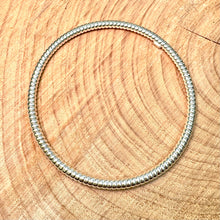 Load image into Gallery viewer, Preloved Sterling Silver Patterned Bangle
