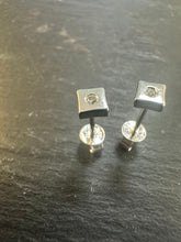 Load image into Gallery viewer, Preloved 18ct White Gold Diamond Studs
