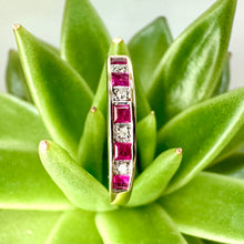 Load image into Gallery viewer, Pre-loved 9ct Yellow Gold Ruby and Diamond Ring
