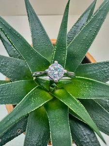 Preloved Platinum Diamond Solitaire E VS1 0.58ct